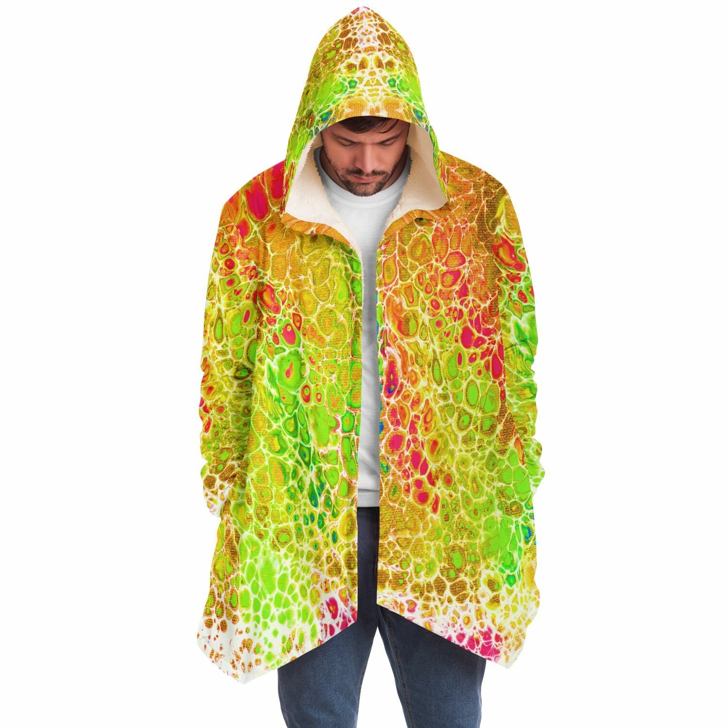 Penny Lane Fleece Cloak - Spring Showers