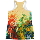 Flowy Racerback Tank Top - Wildflowers