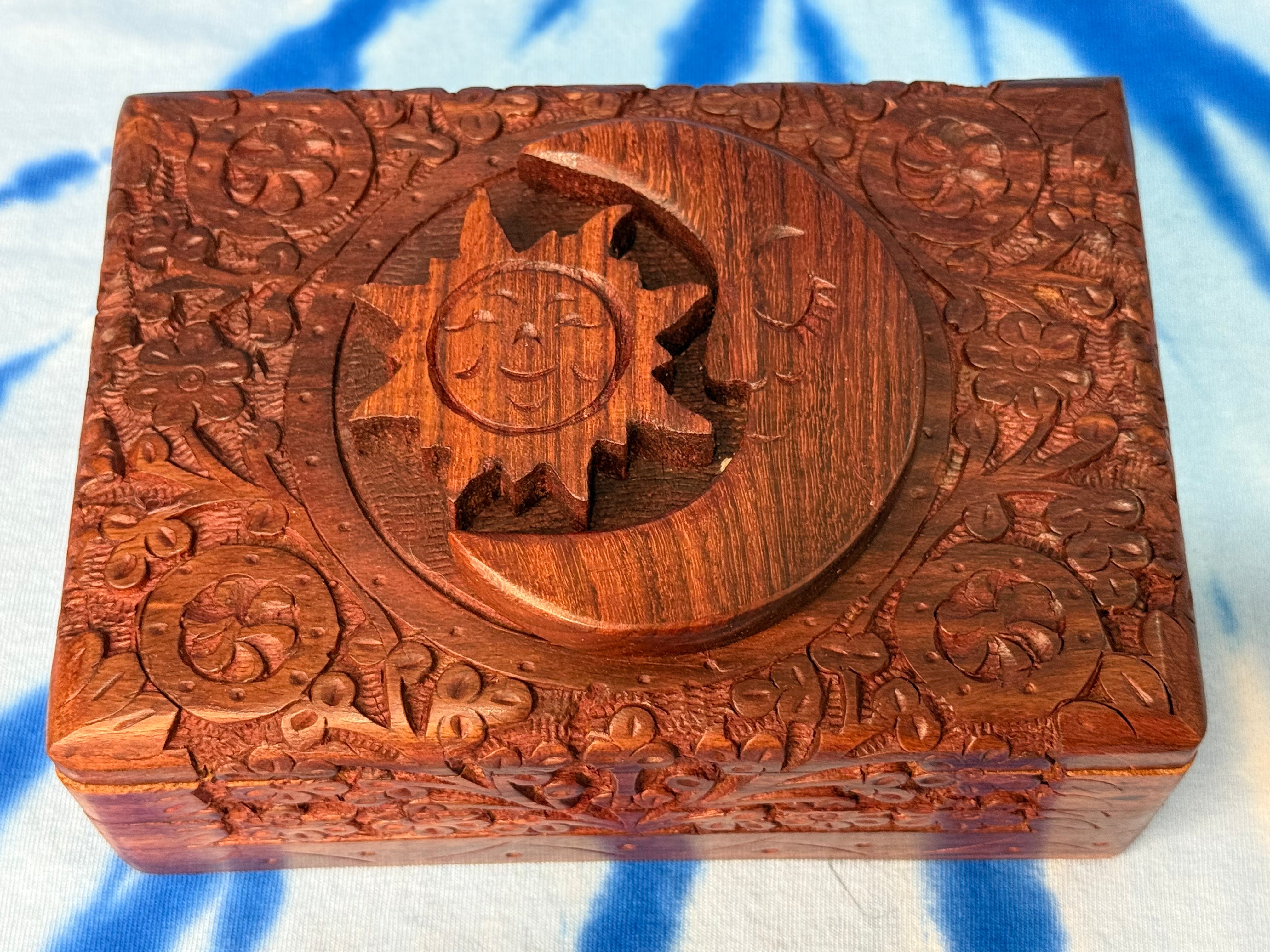 Sun & Mood Wooden Box