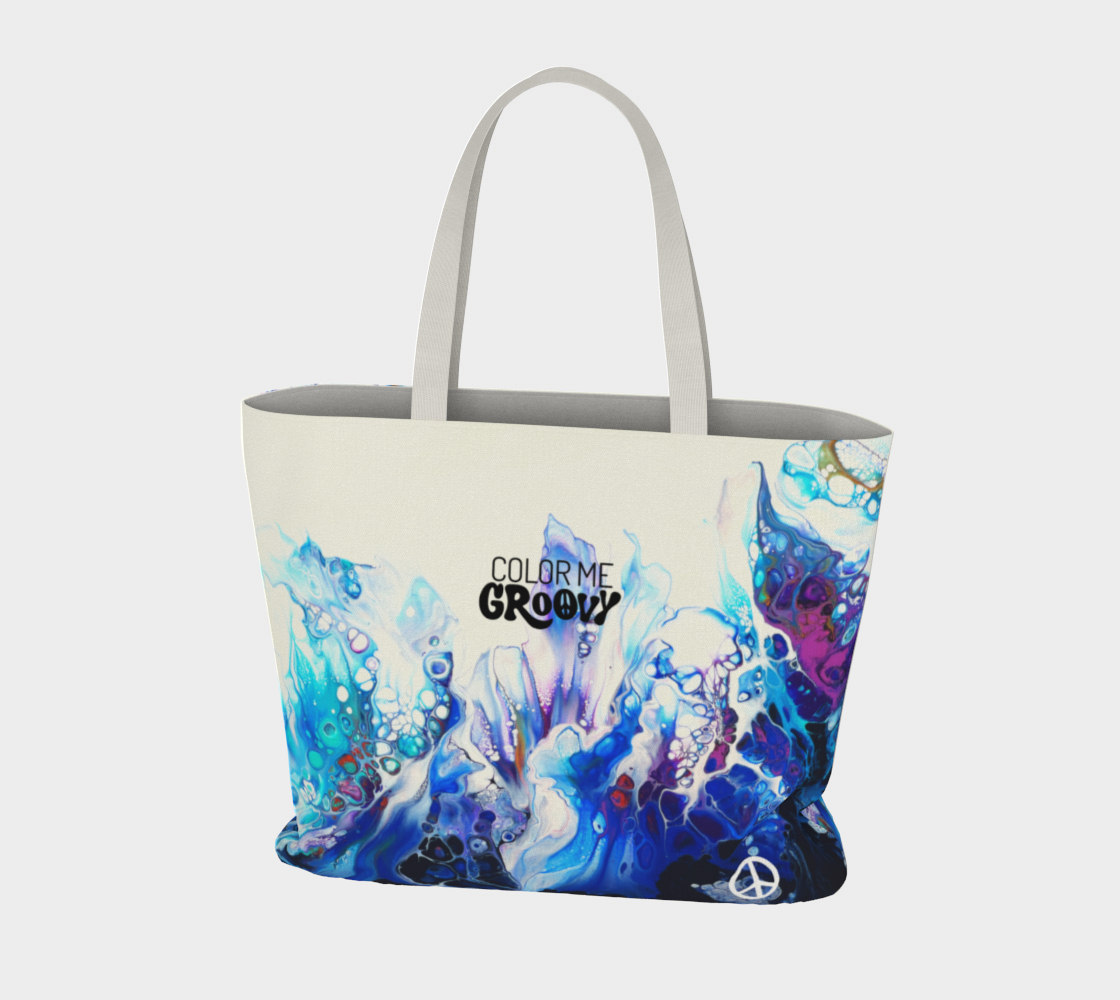 Large Dream Fest Tote Bag - Iris Overture