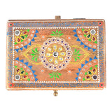HAND PAINTED WOODEN BOX