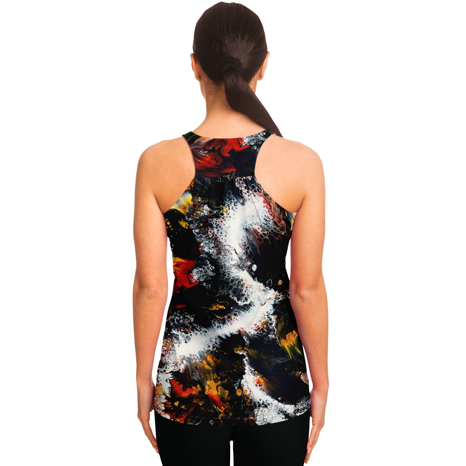 Flowy Racerback Tank Top - Whitewater Koi