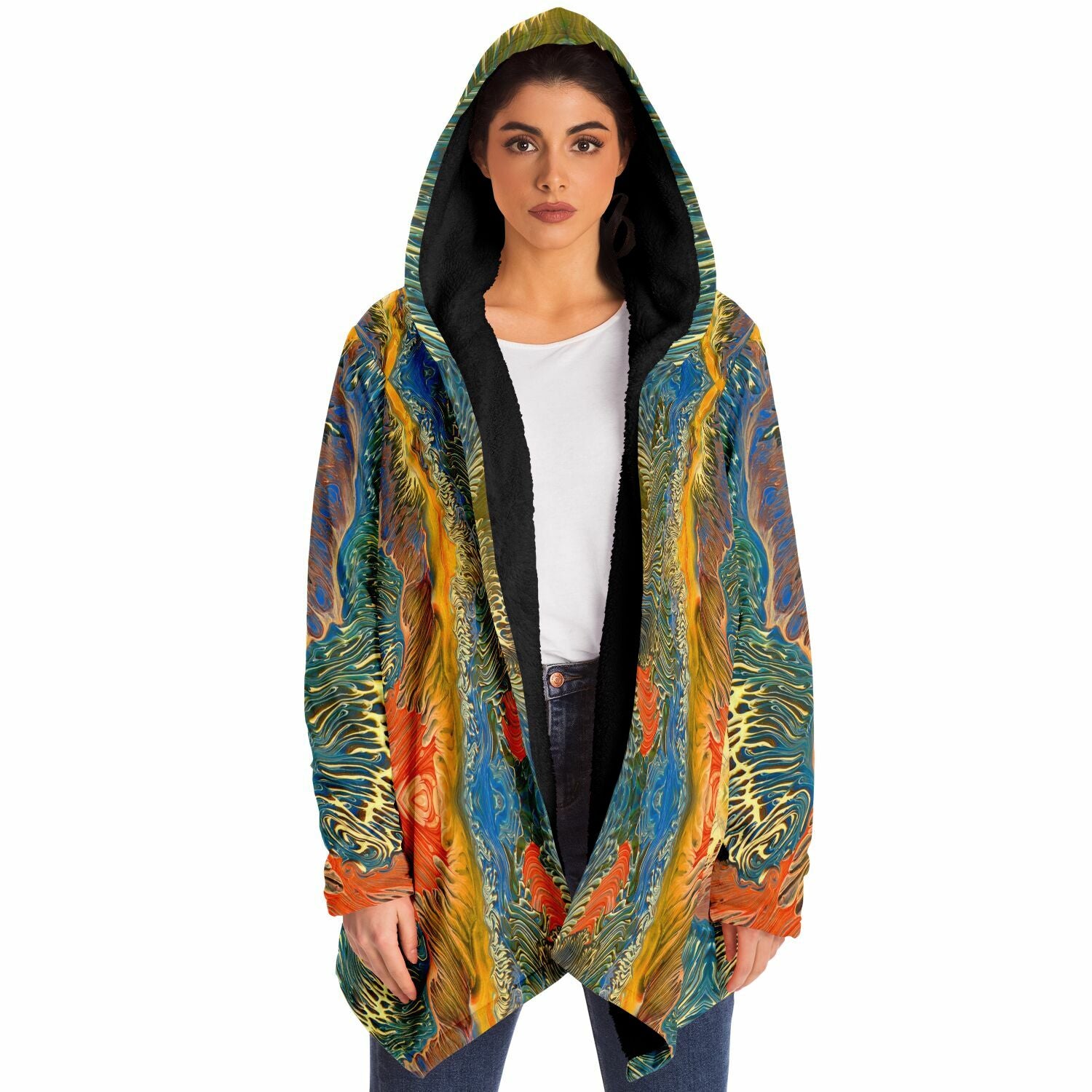 NEW Microfleece Cloak - Golden Riptide