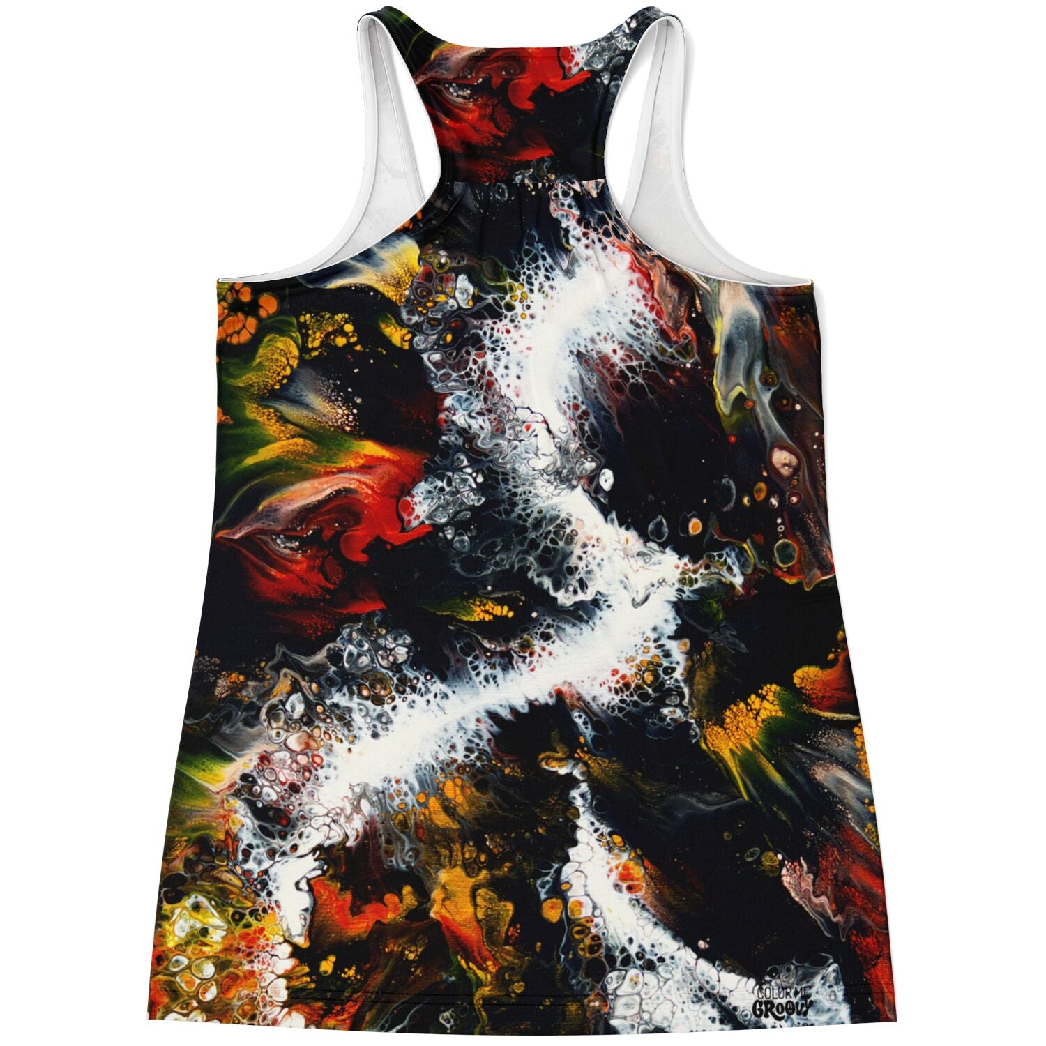 Flowy Racerback Tank Top - Whitewater Koi