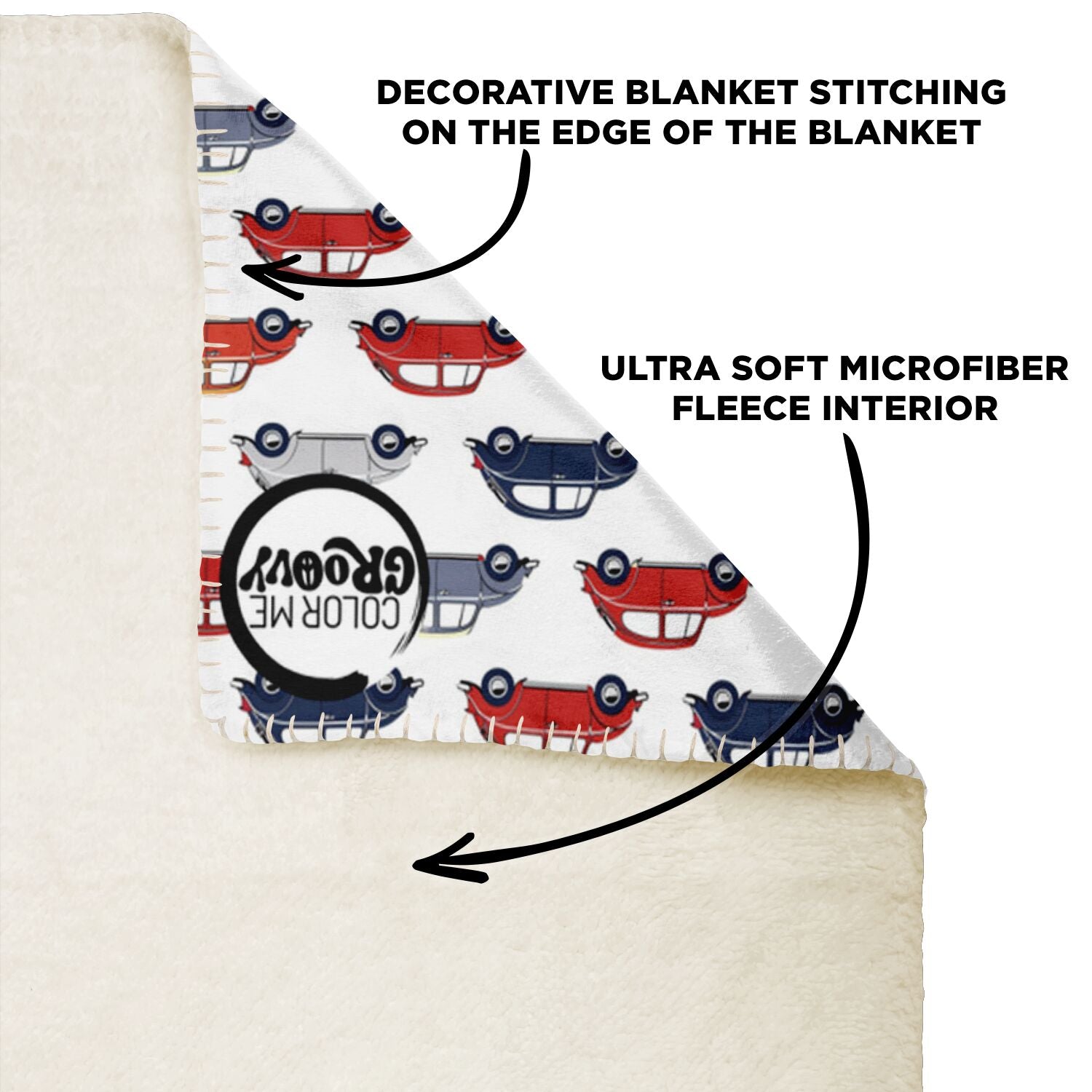 Premium Microfleece Blanket - VW Bug