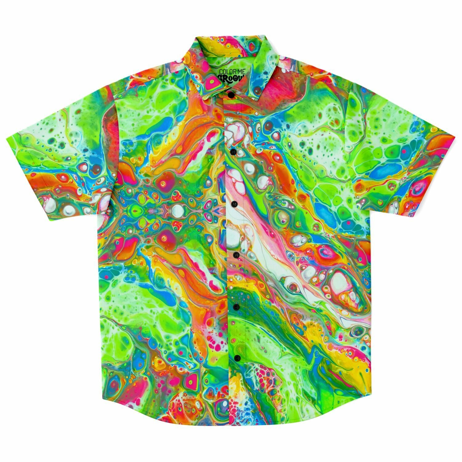 Button-up Camp Shirt - Candyland