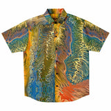 Button-up Camp Shirt - Golden Riptide