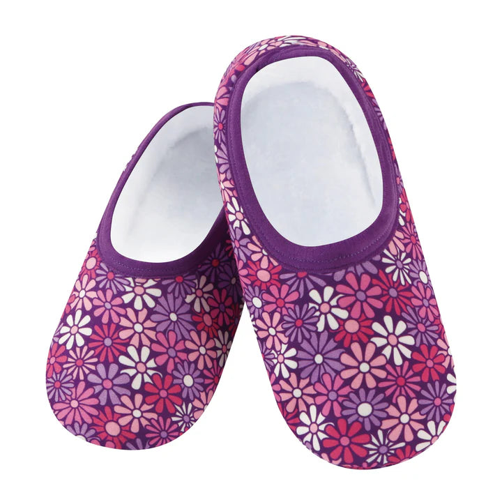 Vintage Floral Skinnie Slippers by Snoozies