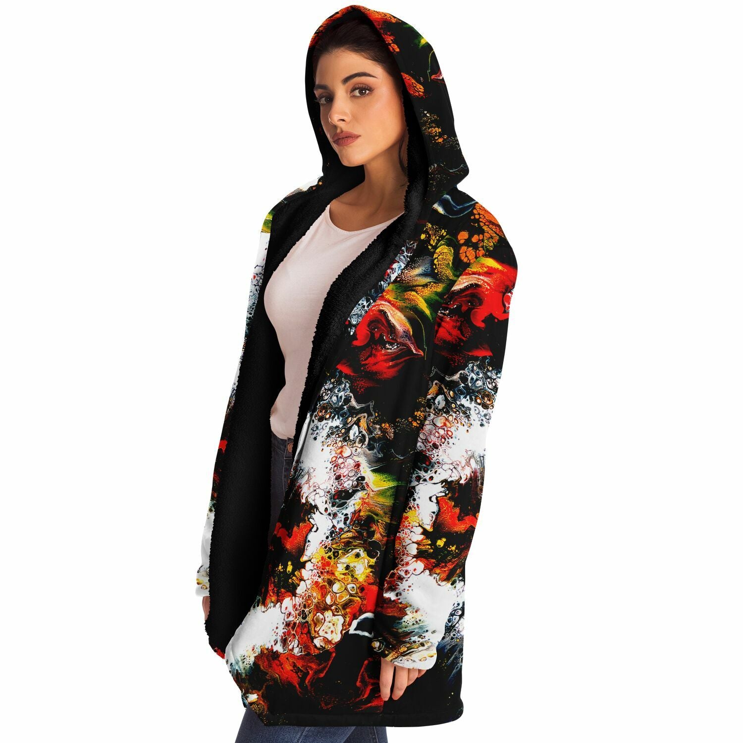 Daytripper Fleece Cloak - Whitewater Koi