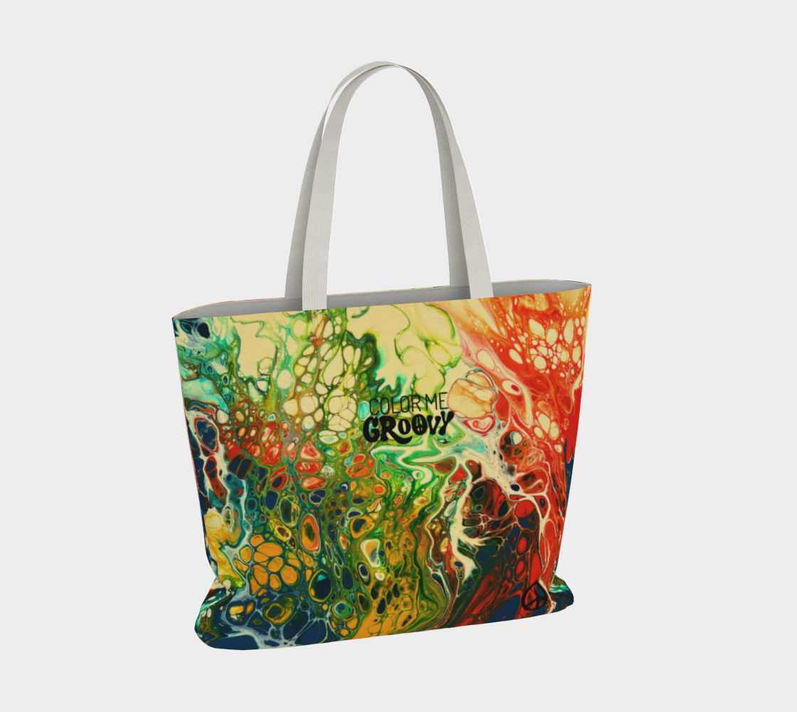 Large Dream Fest Tote Bag - Wildflowers