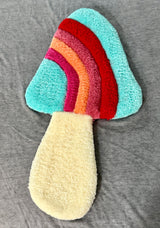 Fuzzy Fun Wall Art - Rainbow Mushroom