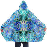 NEW Microfleece Cloak - Cellular Blues