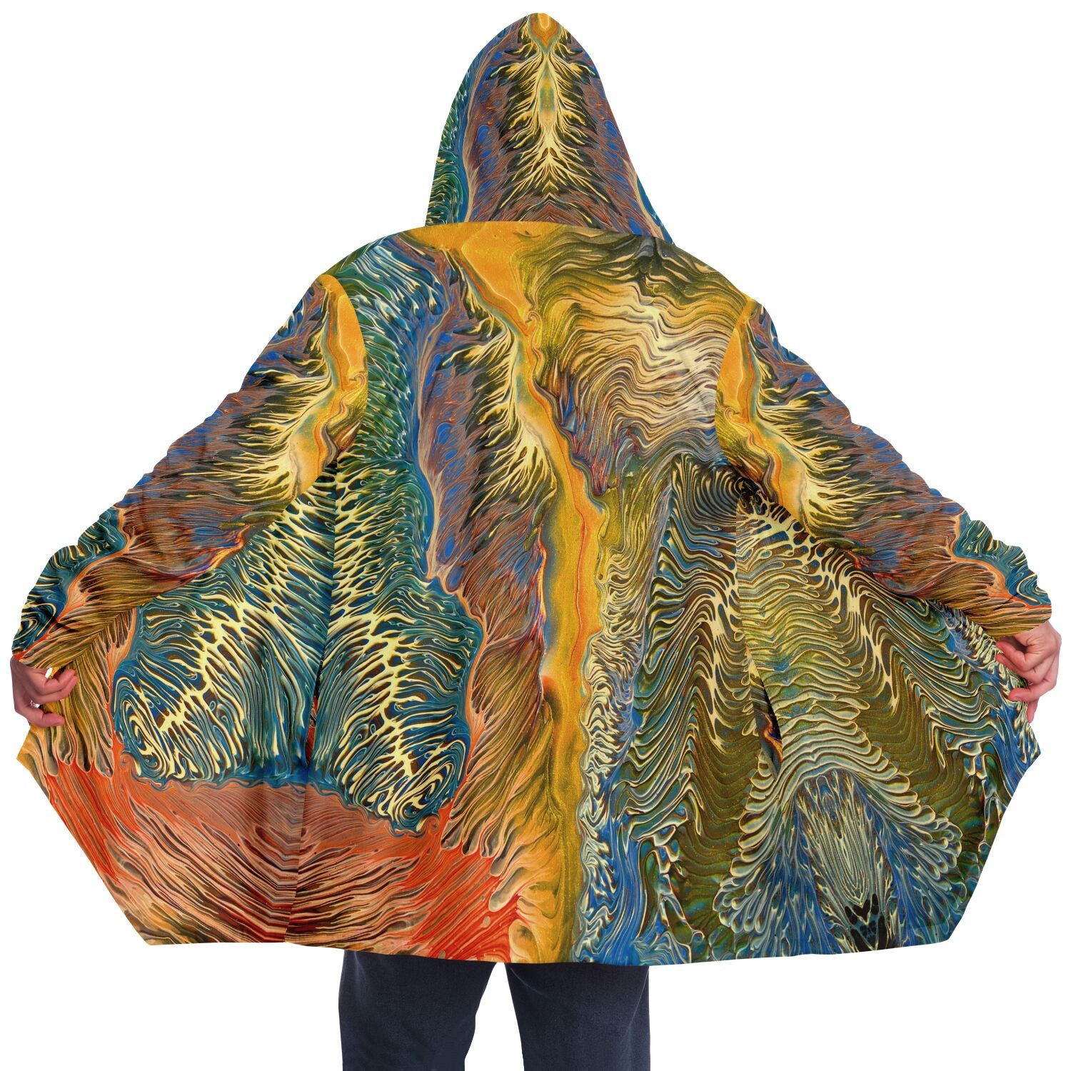 Penny Lane Fleece Cloak - Golden Riptide