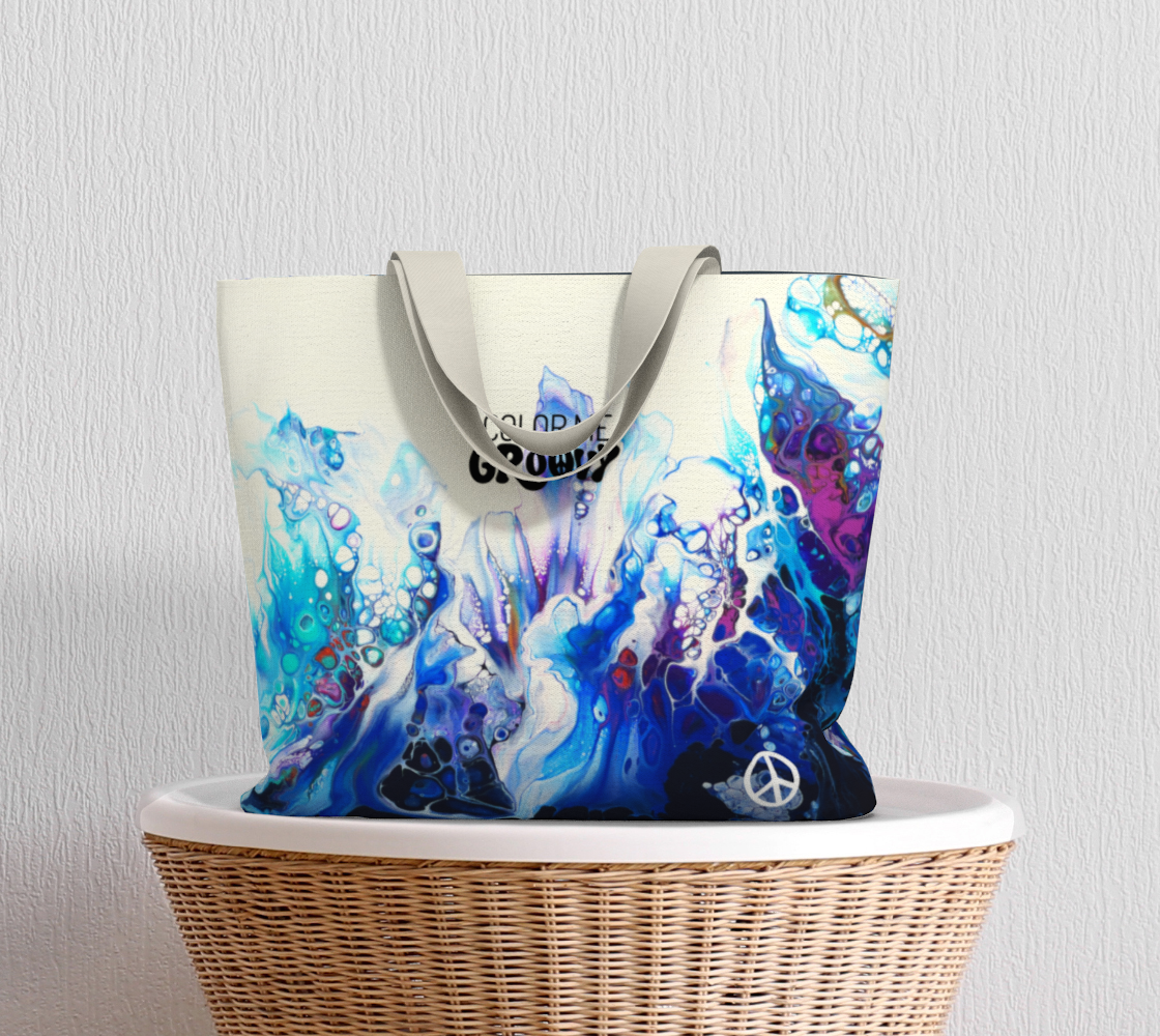 Large Dream Fest Tote Bag - Iris Overture