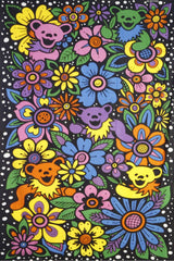 Handcrafted Cotton Wall Tapestry – 30" × 45" - 3D Grateful Dead Design