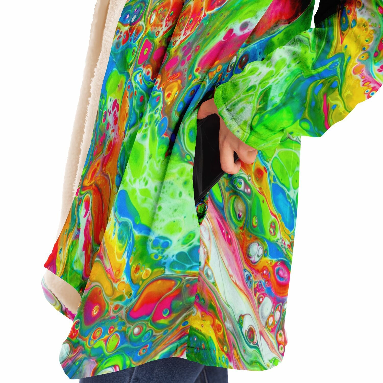 Penny Lane Fleece Cloak - Candyland