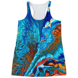 Flowy Racerback Tank Top - Pacific Current