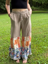 Mixed Print Woven Pant