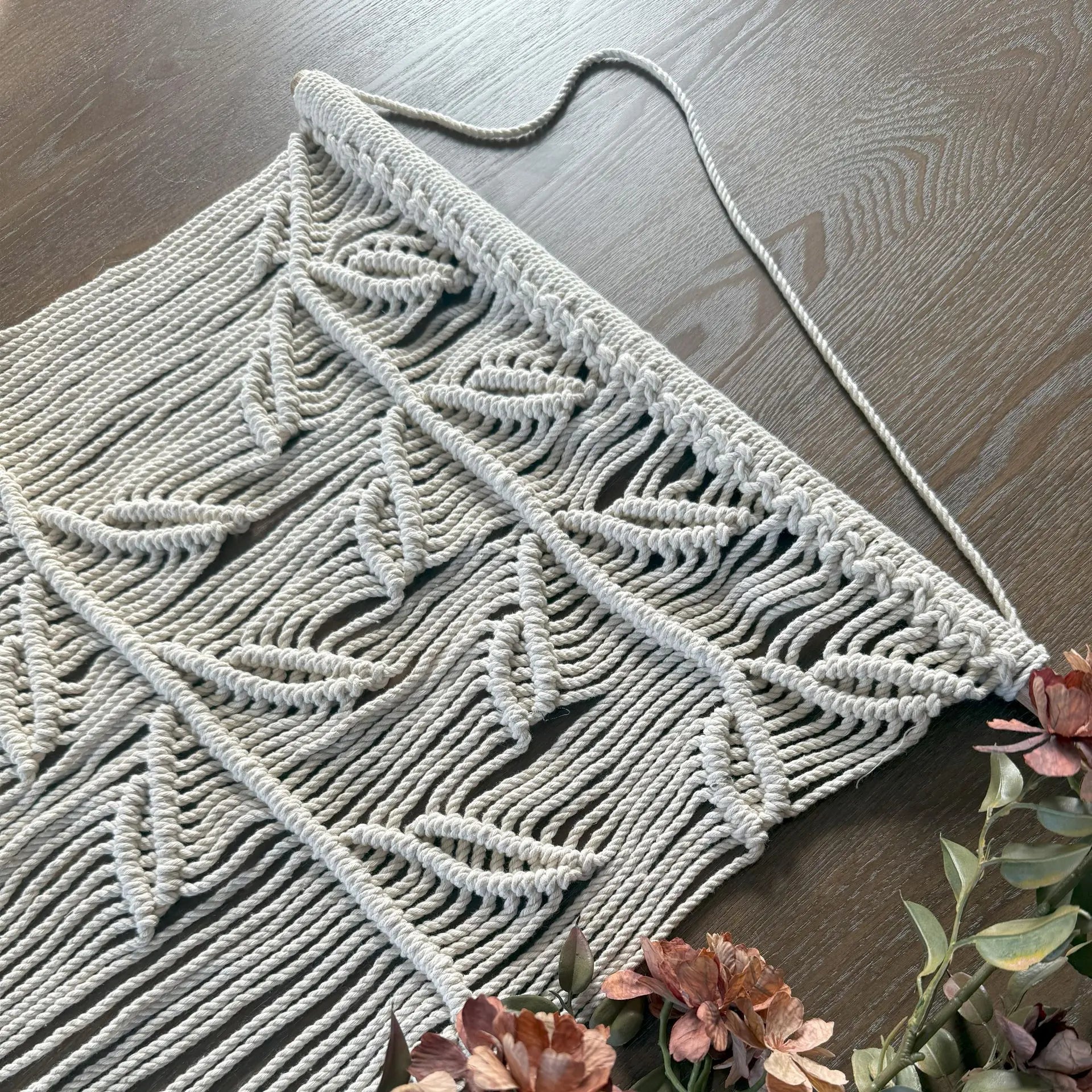 Macrame Branches Pattern wall hanging