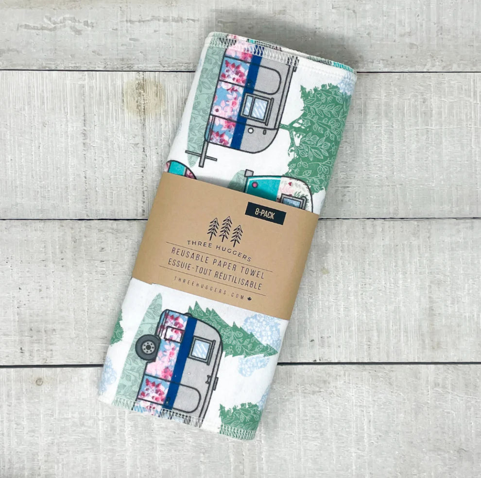 Reusable Paper Towels by Three Hugger