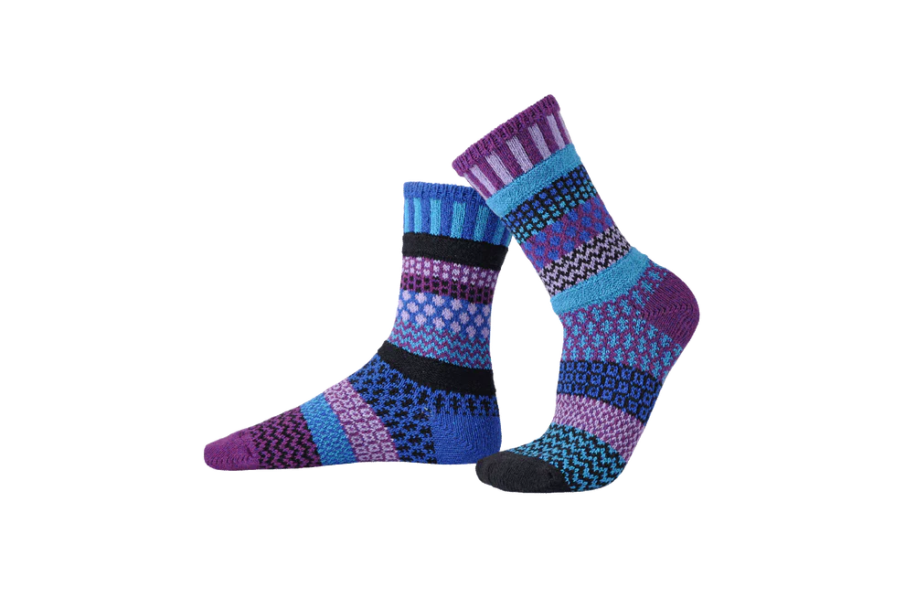 Raspberry Crew Socks by Solmate