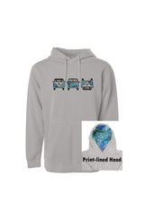 VW Van Hoodie - Cellular Blues