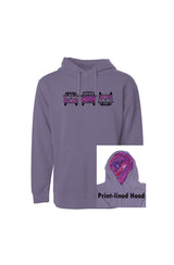 VW Van Hoodie - Pink Vortex