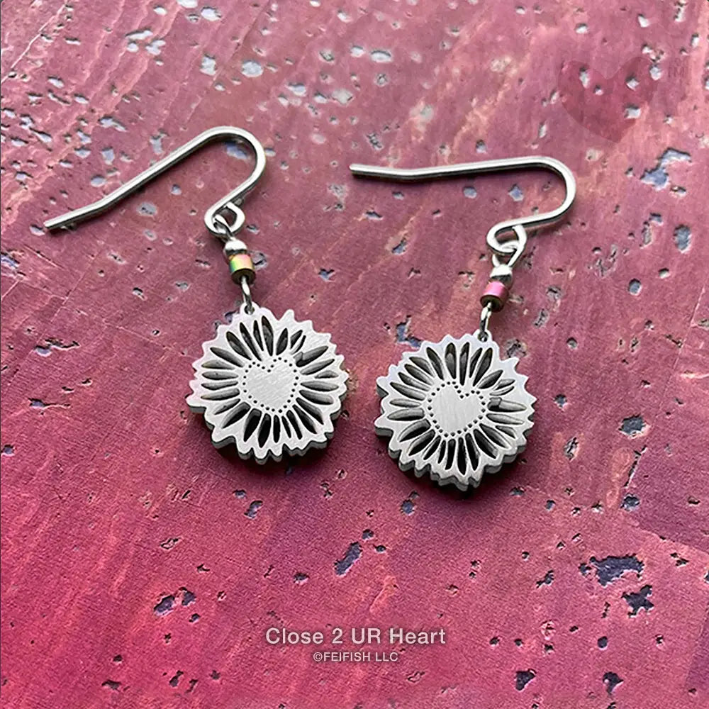 Sunflower Earring by Close2URHeart