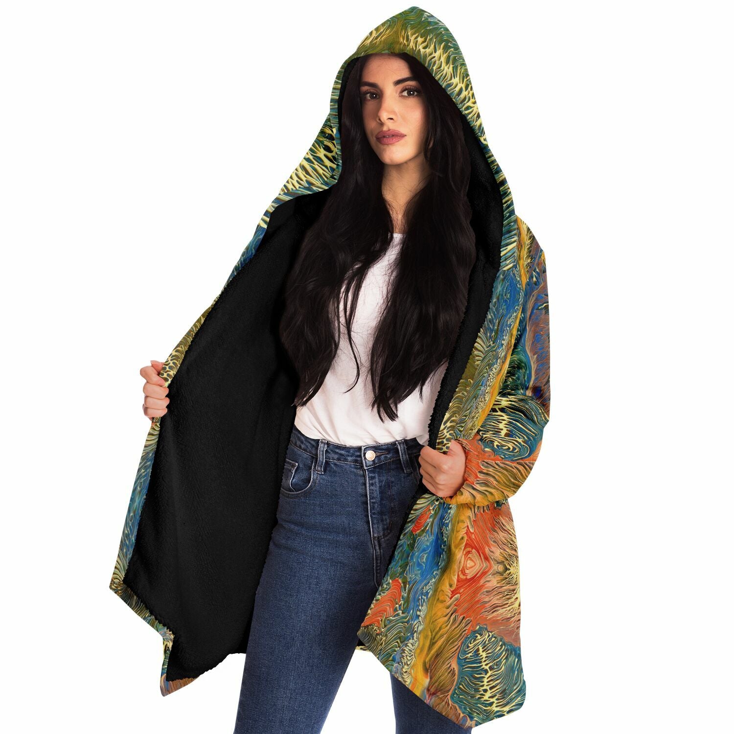 NEW Microfleece Cloak - Golden Riptide