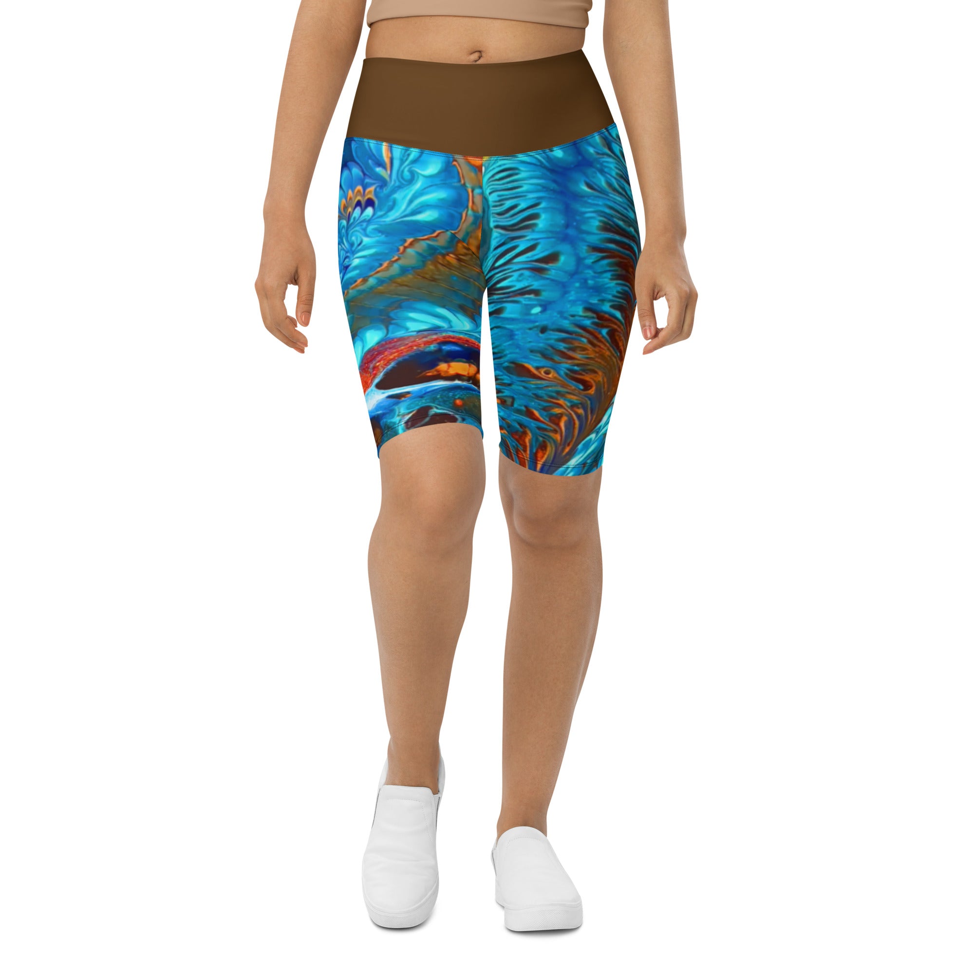 High Roller Bike Shorts - Pacific Current