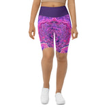 High Roller Bike Shorts - Pink Vortex