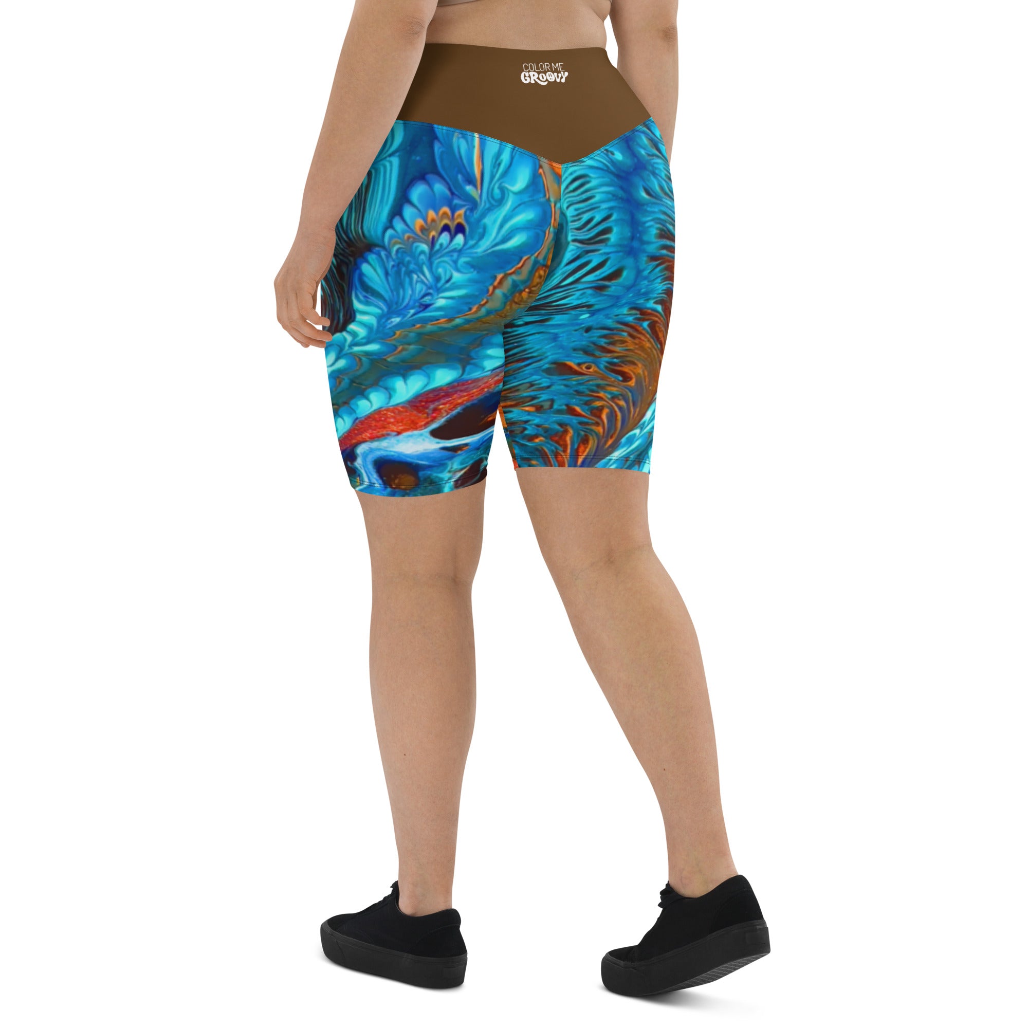 High Roller Bike Shorts - Pacific Current