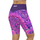 High Roller Bike Shorts - Pink Vortex