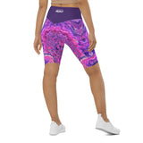 High Roller Bike Shorts - Pink Vortex