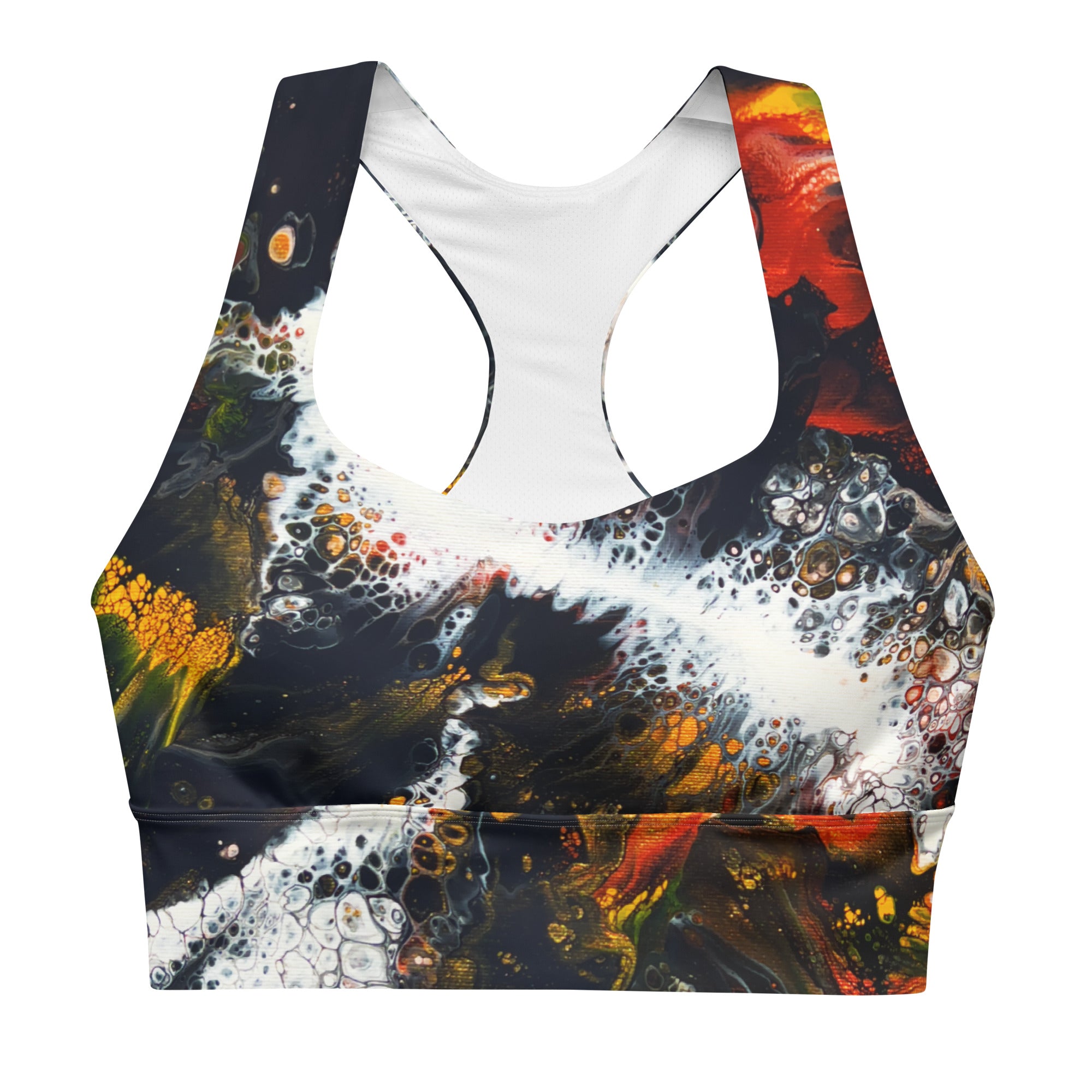 Luci Watusi Sports Bra - Whitewater Koi