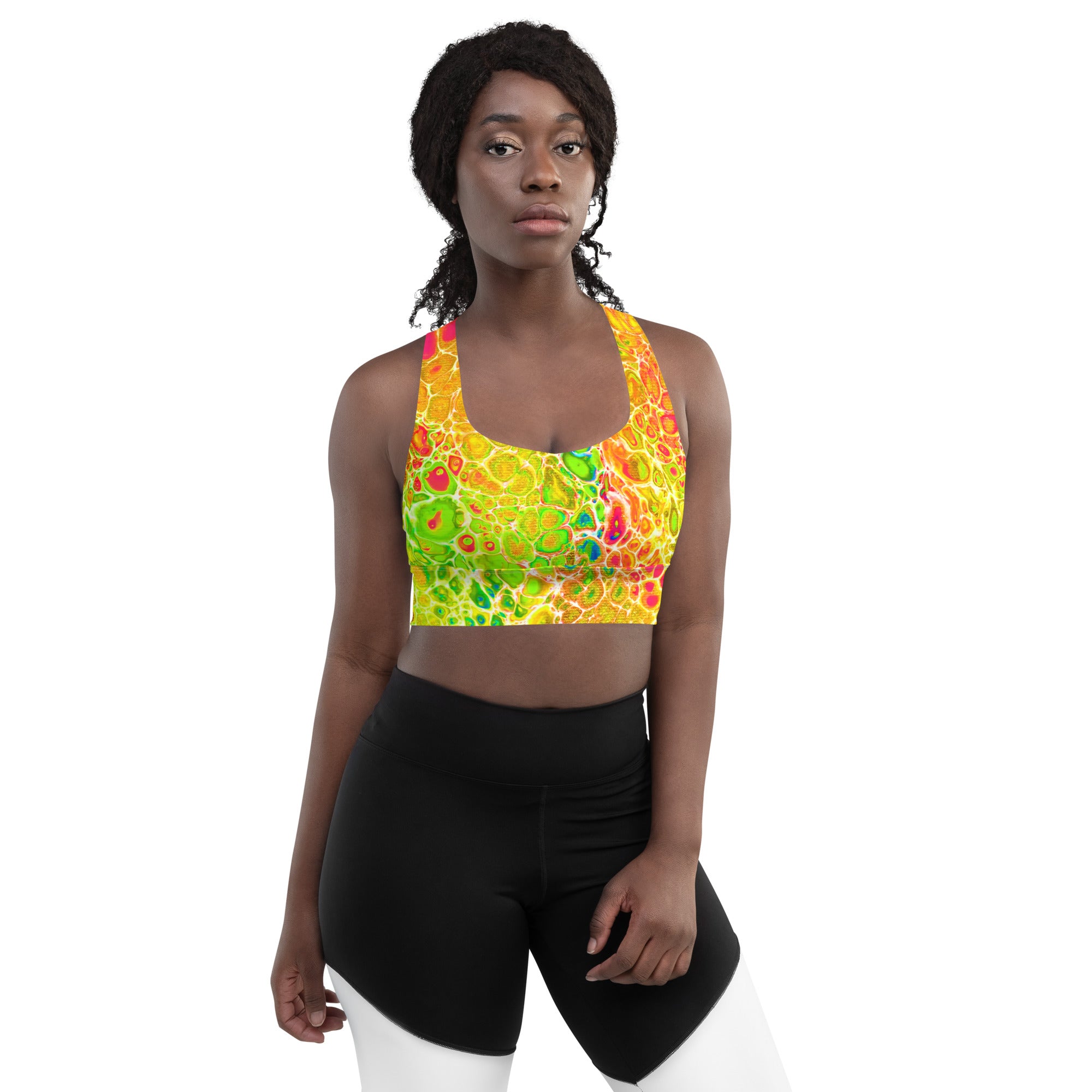 Luci Watusi Sports Bra - Spring Showers