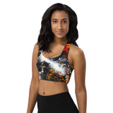 Luci Watusi Sports Bra - Whitewater Koi