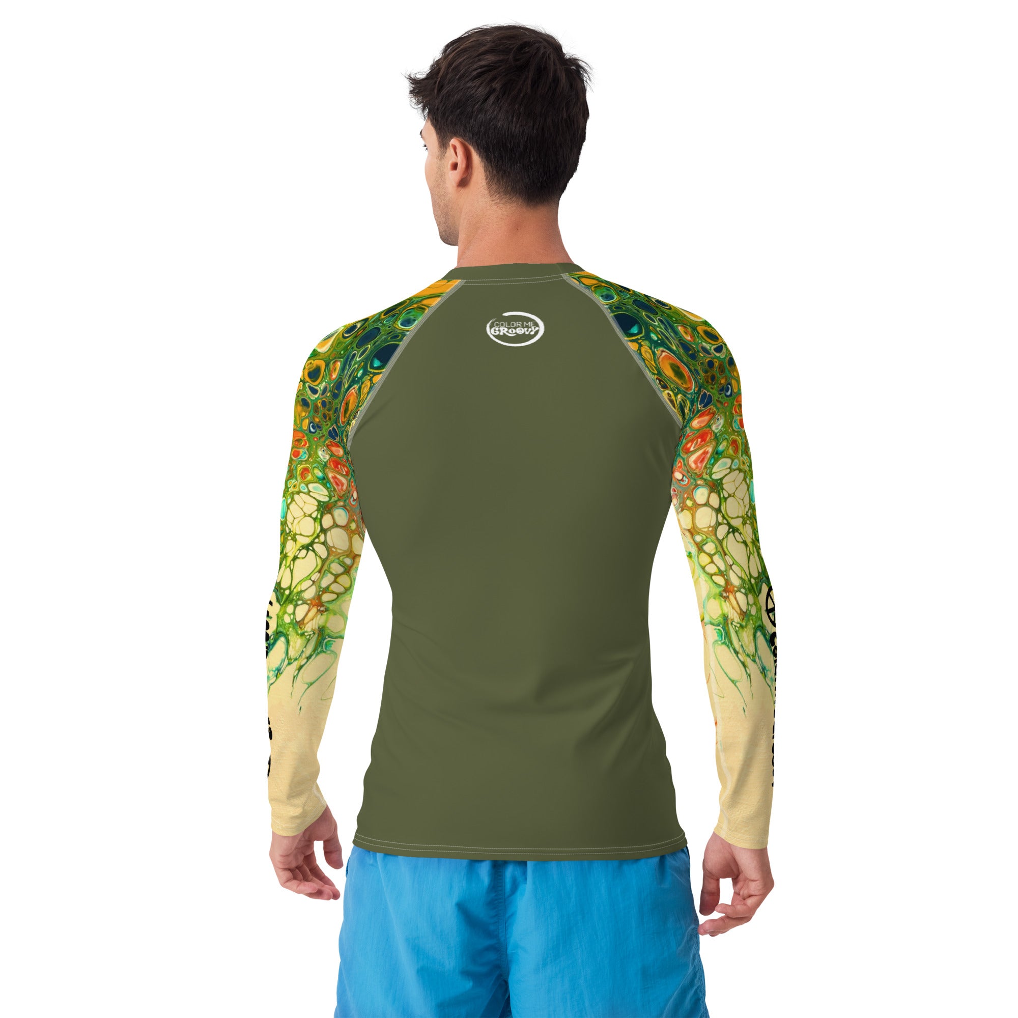 Men's UV Rash Guard - Wildflowers