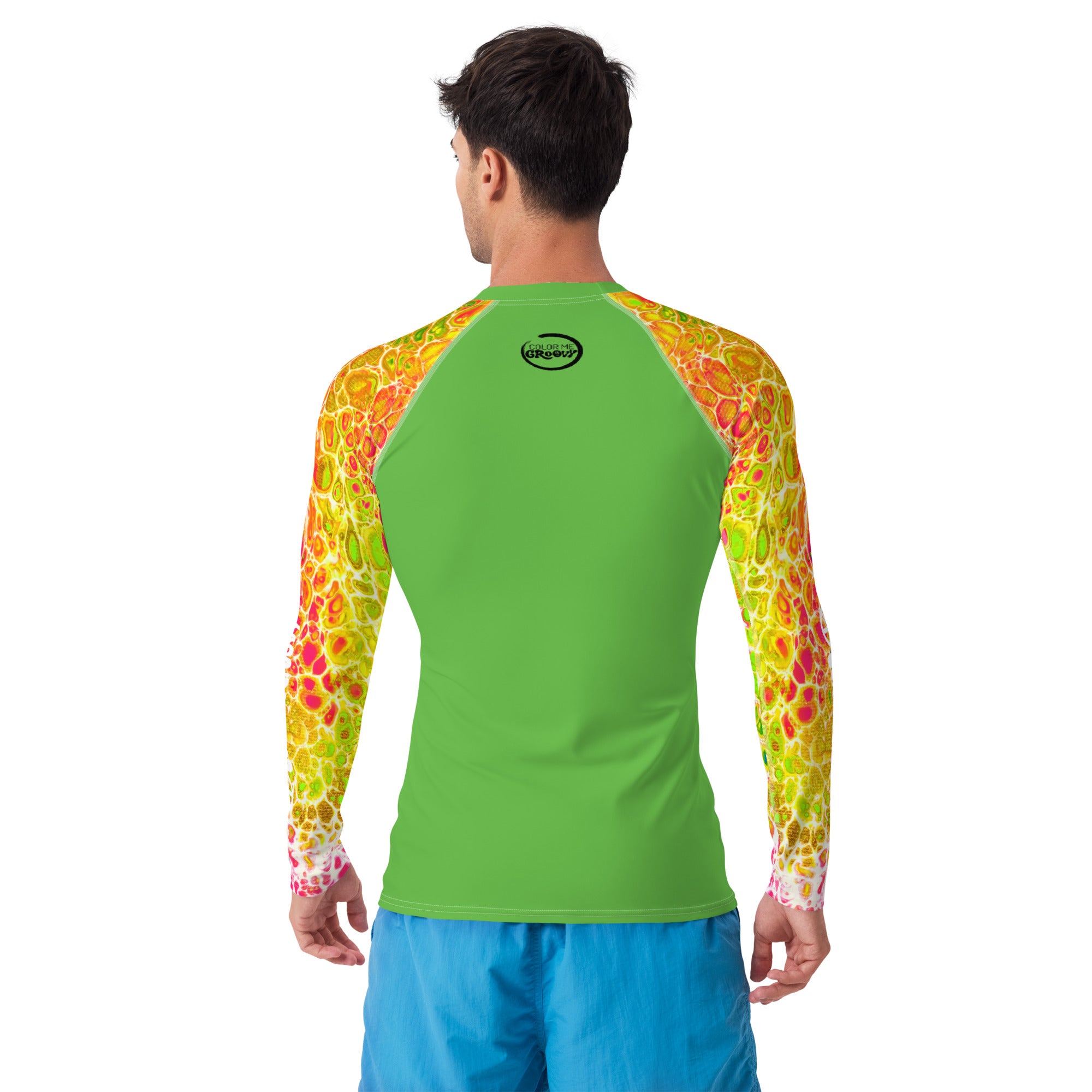 Men's UV Rash Guard - Spring Showers