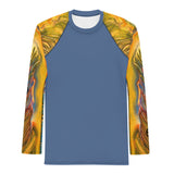 Men's UV Rash Guard - Golden Riptide