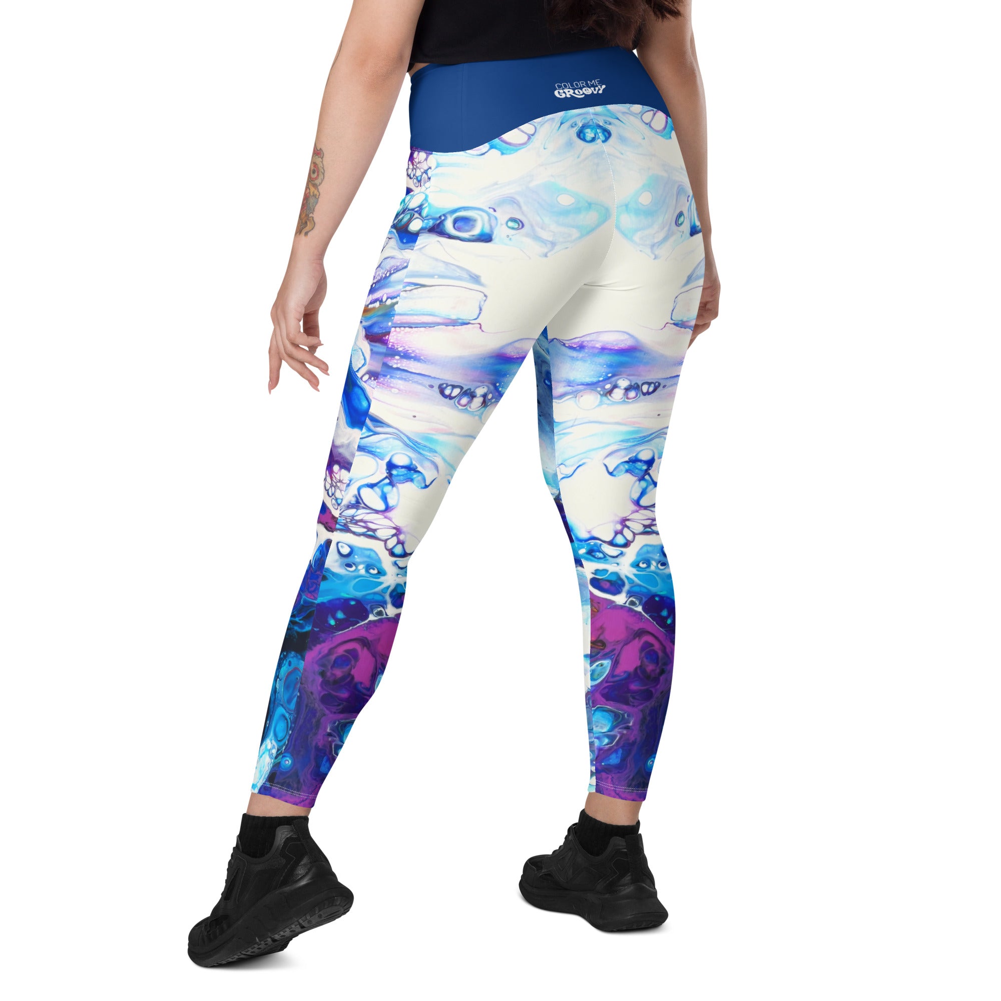 Far Out Flex Leggings w/pockets - Iris Overture