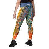 Far Out Flex Leggings w/pockets - Golden Riptide