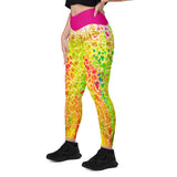 Far Out Flex Leggings w/pockets - Spring Showers