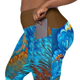 Far Out Flex Leggings w/pockets - Pacific Current