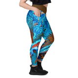 Far Out Flex Leggings w/pockets - Pacific Current