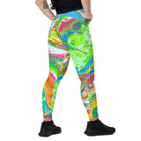 Far Out Flex Leggings w/pockets - Candyland