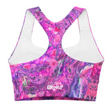 Luci Watusi Sports Bra - Pink Vortex