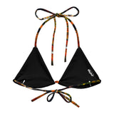 String bikini top - Whitewater Koi