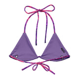 String bikini top - Pink Vortex