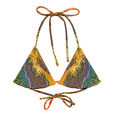 String bikini top - Golden Riptide